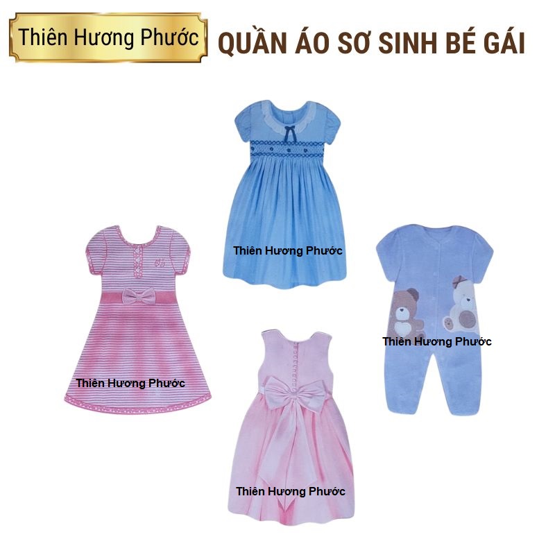 Quần áo sơ sinh cúng bé đỏ hư thai vong nhi 5bo